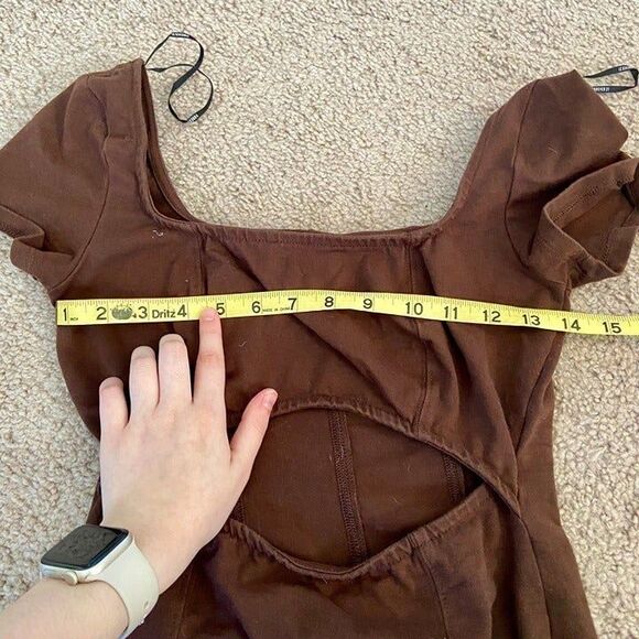Forever 21 Brown Peek-A-Boo Bodycon Dress - Picture 6 of 6